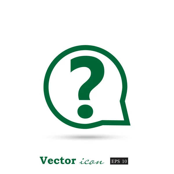 Icono signo de interrogación — Vector de stock