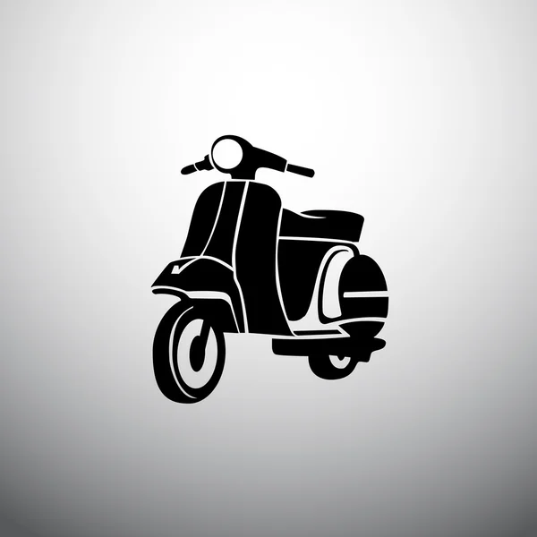 Retro scooter icon — Stock Vector