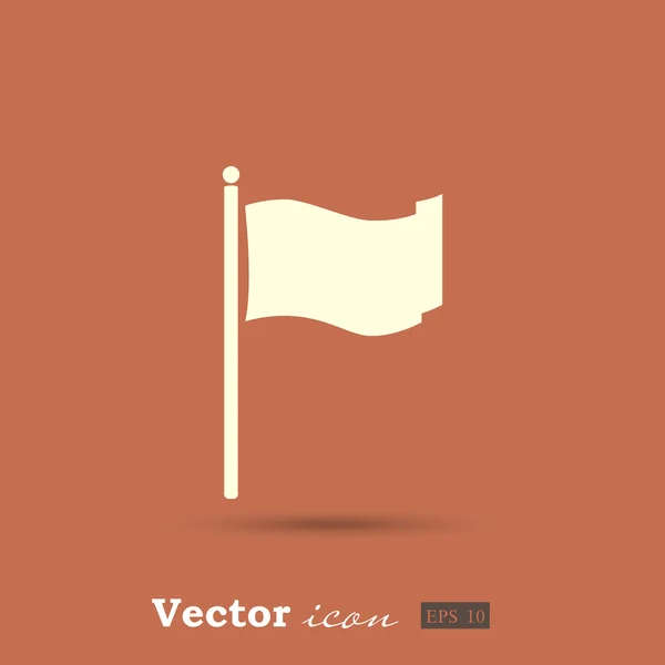 Знамя размахивания флагом — стоковый вектор