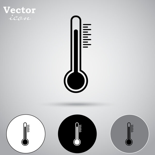 thermometer, temperature icons