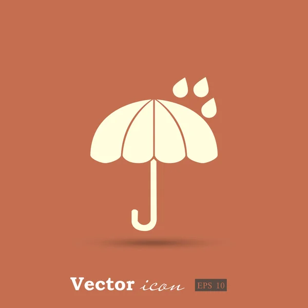 Дождь, икона дождя — стоковый вектор
