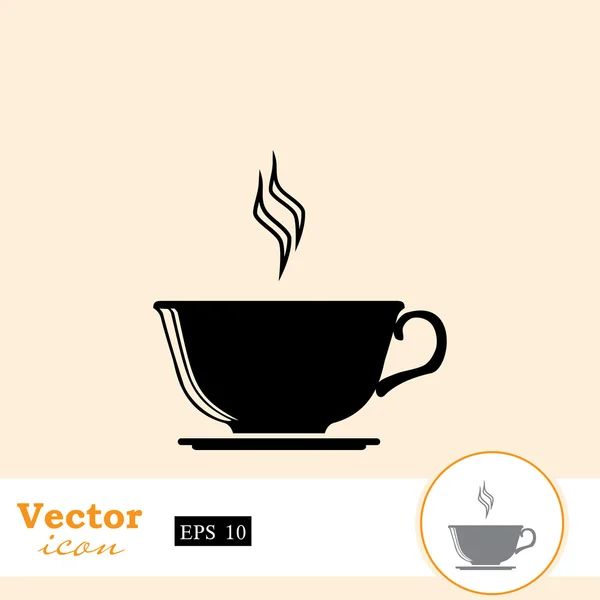 Tea cup icon — Stock Vector