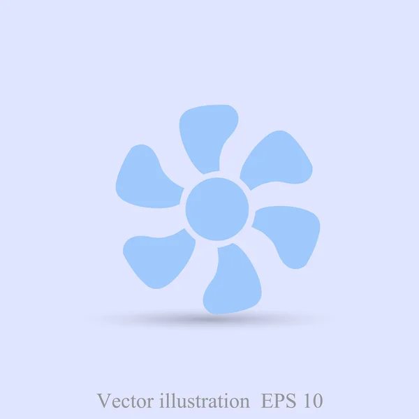 Fan, Ventilator Icon — Stock Vector