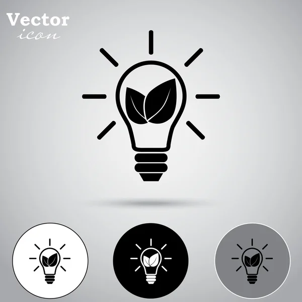 Icônes d'énergie verte — Image vectorielle