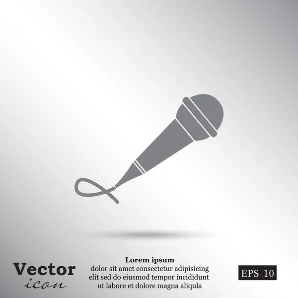 Icône de microphone vocal — Image vectorielle