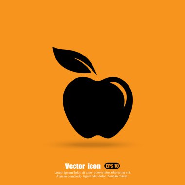 Olgun elma simgesi