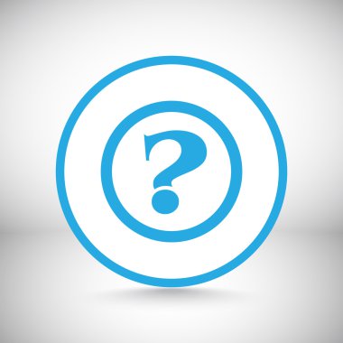 Soru işareti simgesi