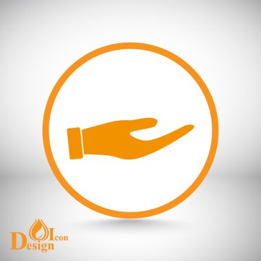 boş el simgesi tutan