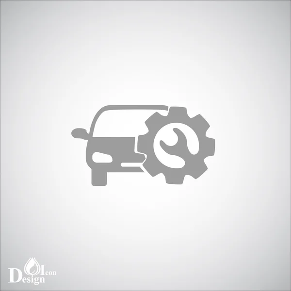 Pictogram auto service — Stockvector