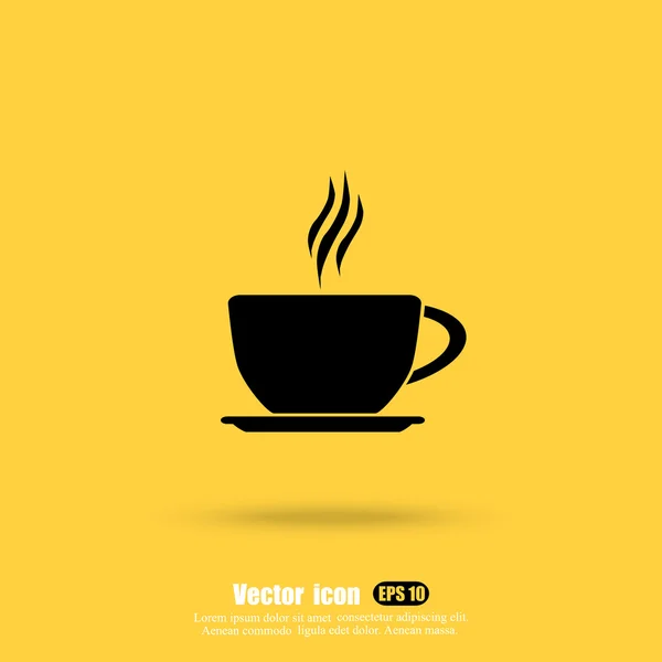 Tea cup ikon — Stock Vector