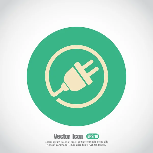 Stecker-Symbol — Stockvektor