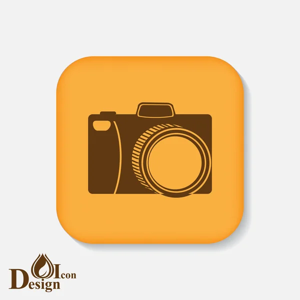 Icona fotocamera digitale — Vettoriale Stock