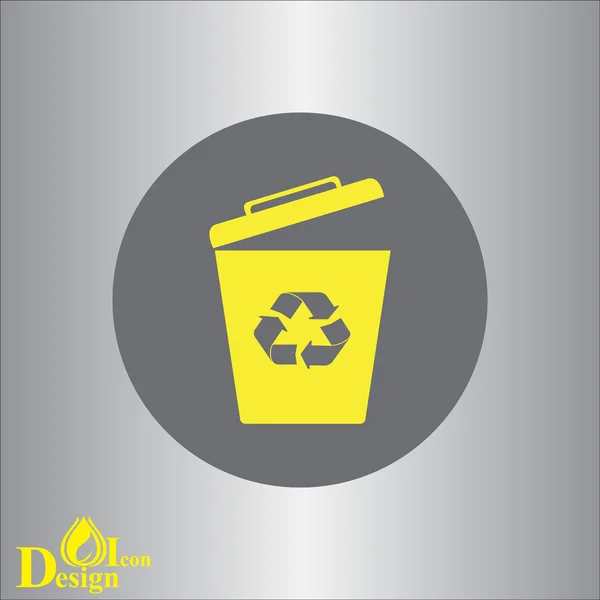 垃圾回收站图标 — 图库矢量图片