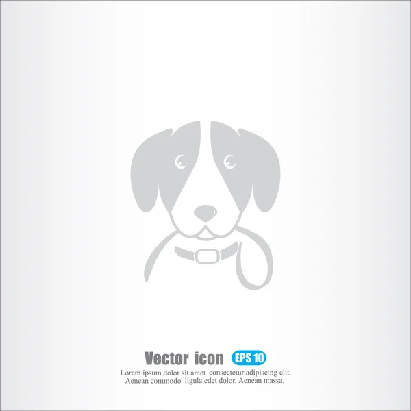 Cão, ícone animal — Vetor de Stock