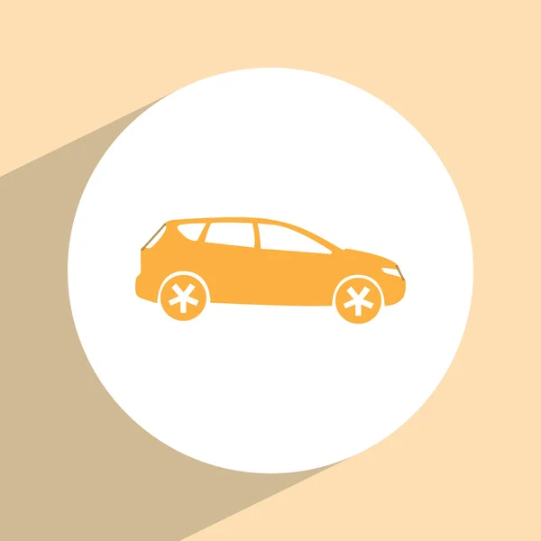 Icono de coche moderno — Vector de stock