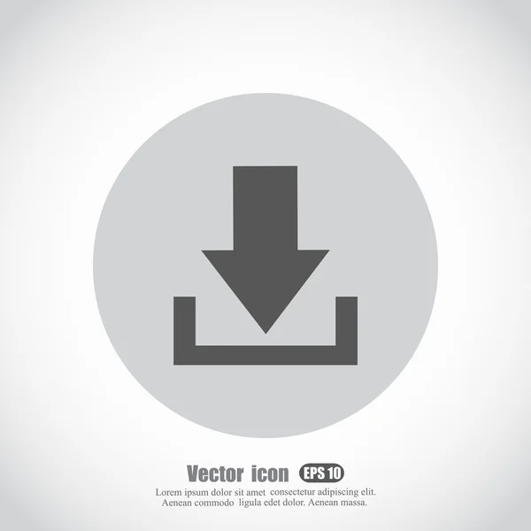 Icon zum Hochladen von Dateien — Stockvektor