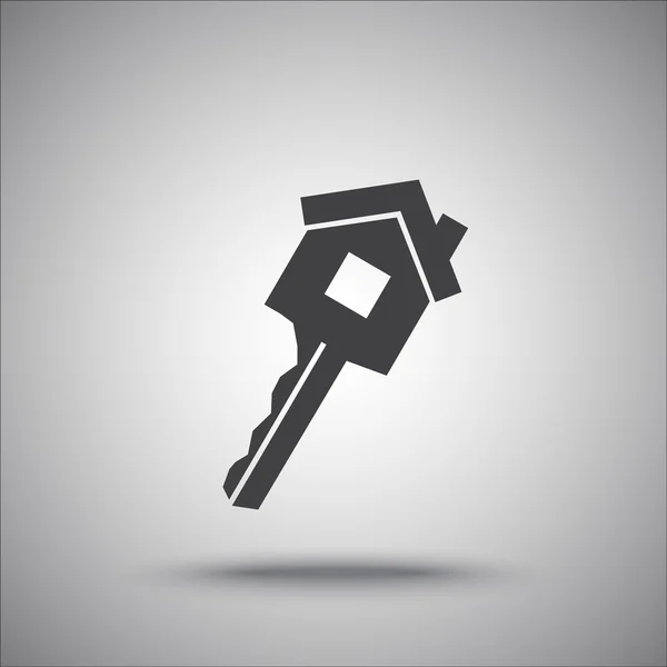 Ikona klucz dom — Wektor stockowy