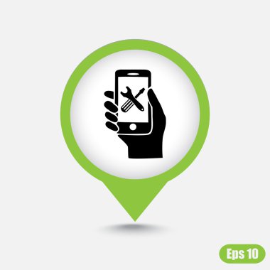 cep telefonu tamir simgesi