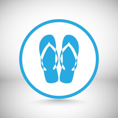 plaj terlikleri simgesi