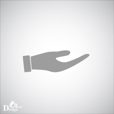 boş el simgesi tutan