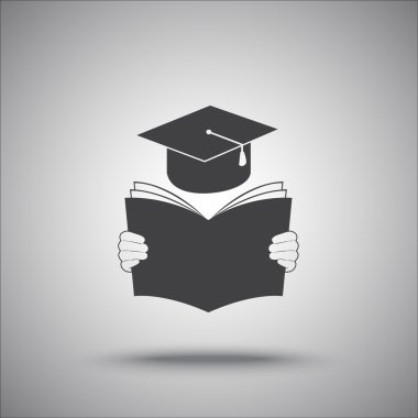 kitap simgesi ile öğrenci