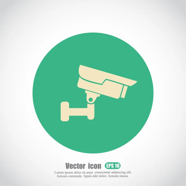 Videó megfigyelő kamera — Stock Vector
