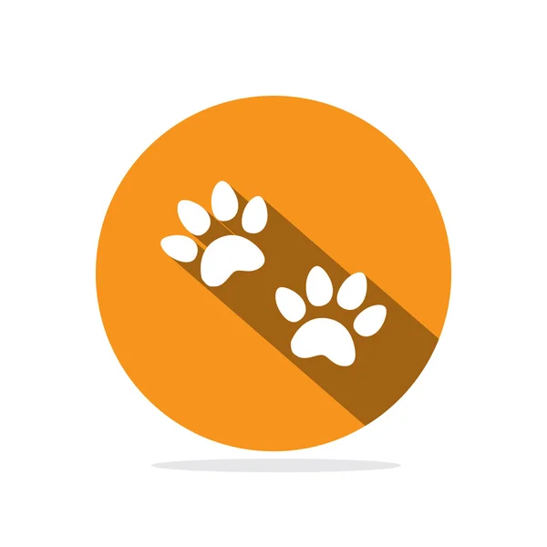 Animal traces icon — Stock Vector