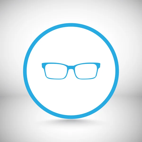 Brýle, vize ikonu — Stockový vektor