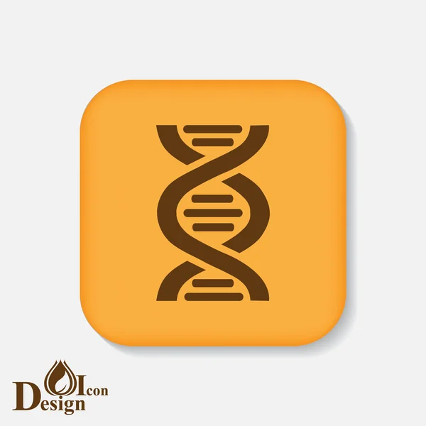 DNA, medicine icon — Stock Vector