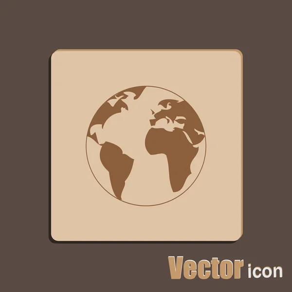 Planet Earth icon — Stock Vector