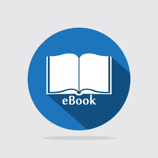 Icono del libro electrónico — Vector de stock