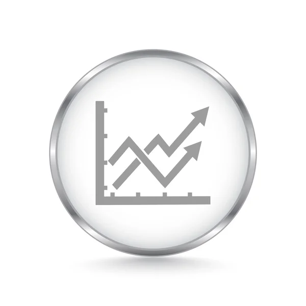 Icona del grafico aziendale — Vettoriale Stock