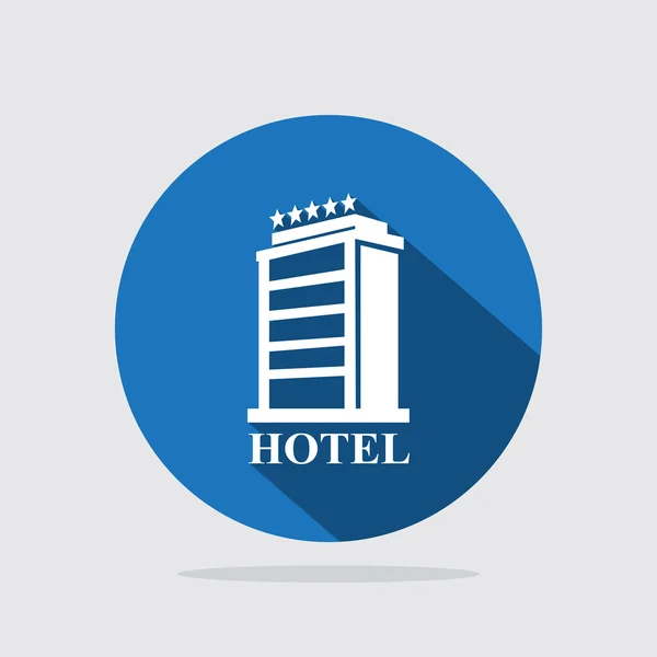 Luxury hotel icon — Stock Vector