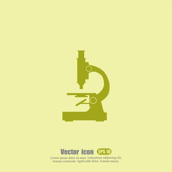 Laboratory microscope icon — Stock Vector