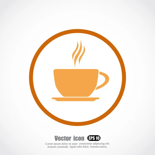 Чайні чашки значок — стоковий вектор