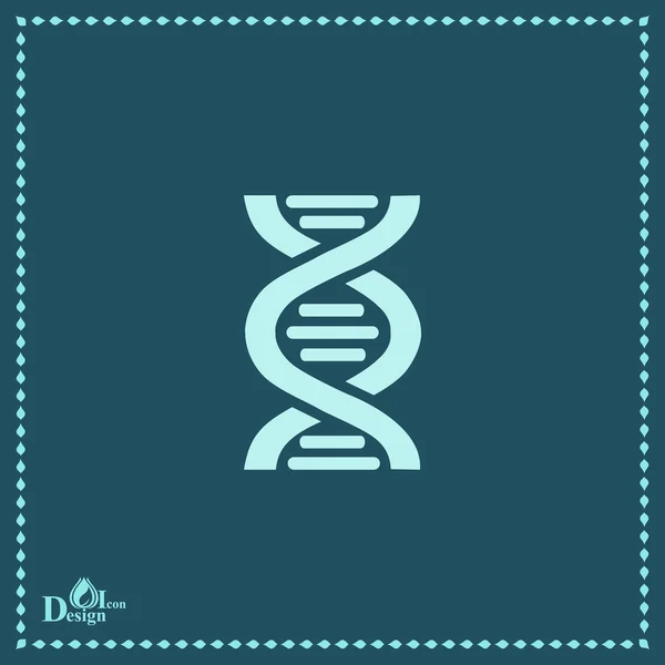DNA, medicin ikonen — Stock vektor