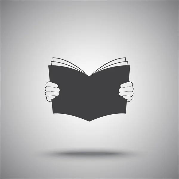 Ícone de livro de leitura —  Vetores de Stock