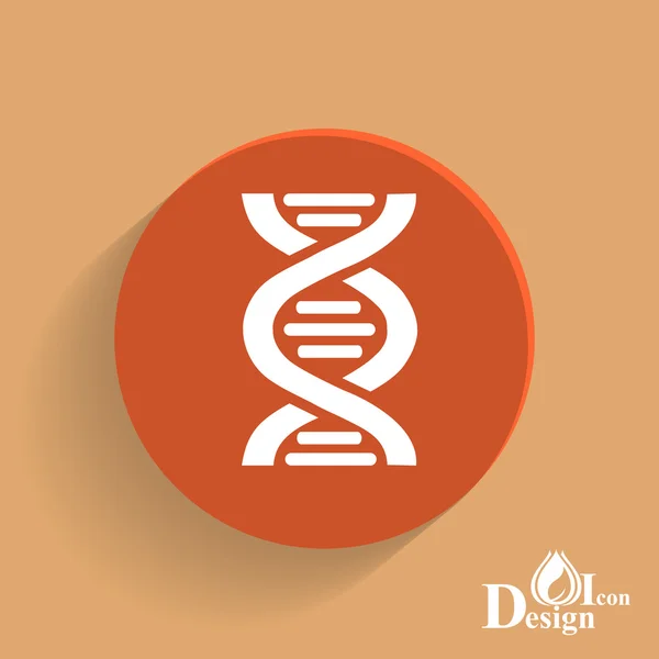 DNA, medicine icon — Stock Vector