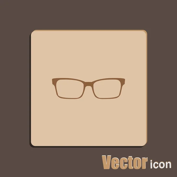 Gafas, icono de visión — Vector de stock