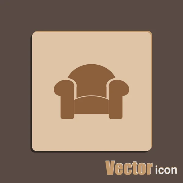 Sofa, couch icon — Stock Vector