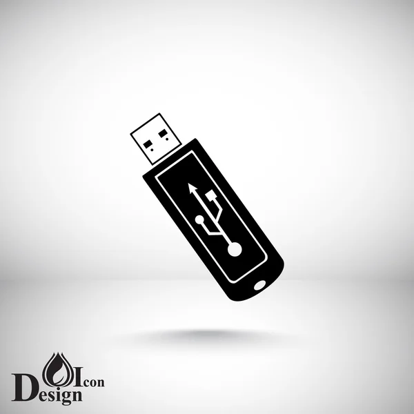 USB flash meghajtó ikon — Stock Vector