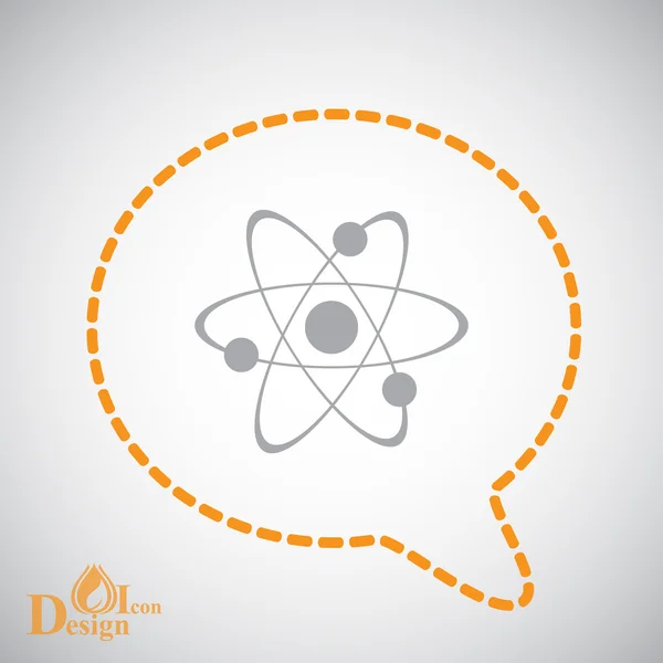 Molécules, icône de la science — Image vectorielle