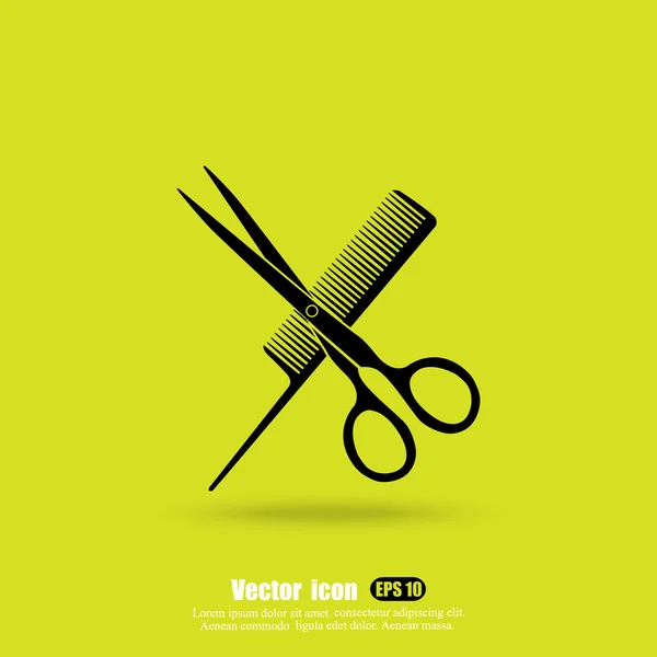 Barber shop ikonen — Stock vektor