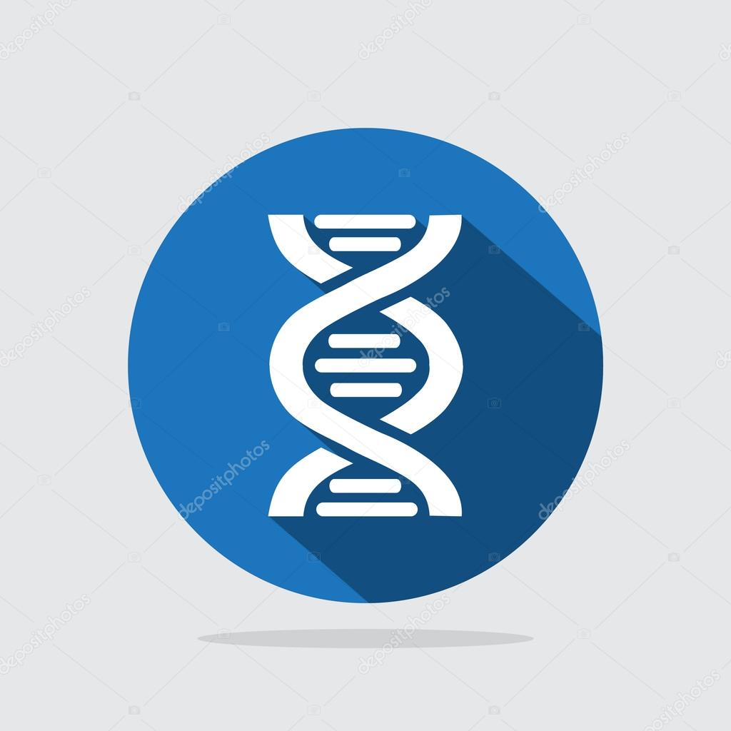 DNA, medicine icon