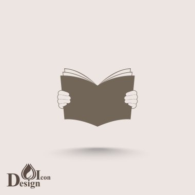Okuma kitap simgesi