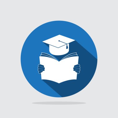 kitap simgesi ile öğrenci