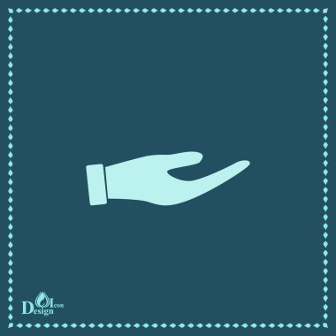 boş el simgesi tutan