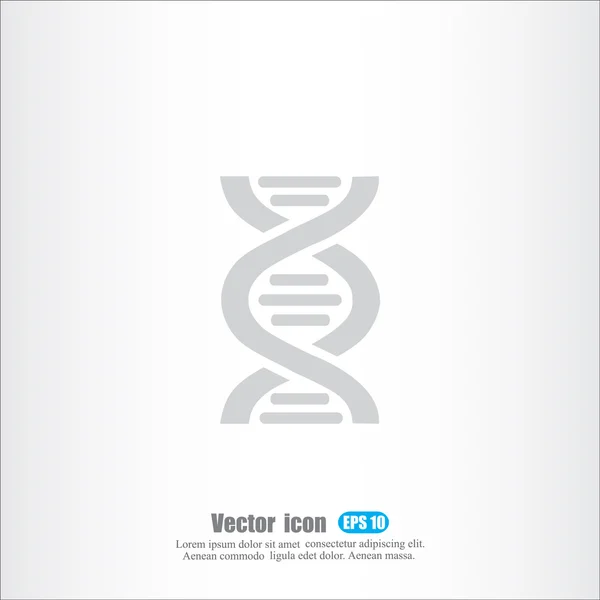 ADN, medicina Icono — Vector de stock