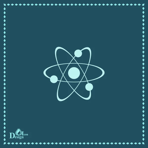 Molécules, icône de la science — Image vectorielle