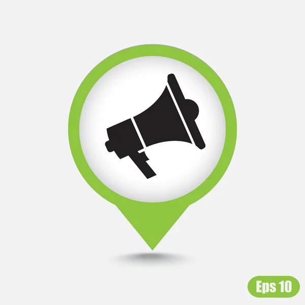 Hand megaphone icon — Stock Vector